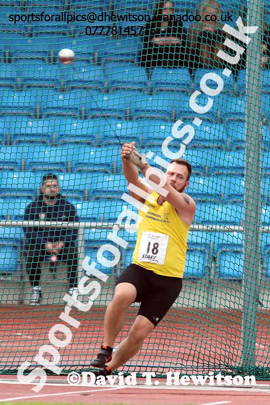 Mens  senior hammer, Northern Senior and Under-20s Track and Field Champs., Manchester. Photo: David T. Hewitson/Sports for All Pics